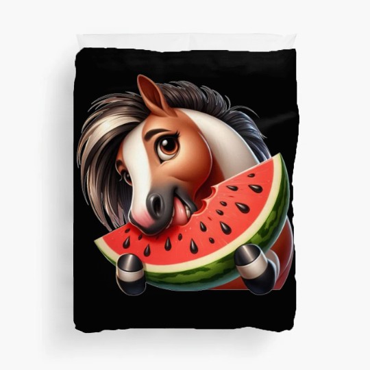 Horses Horse Lover Farmer Melon Summer Duvet Covers