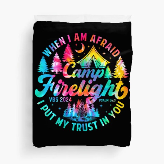 Camp Firelight Vacation Bible School Duvet Covers