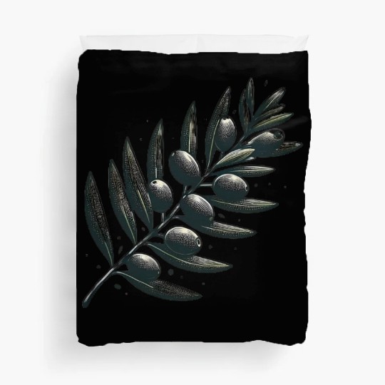 olive branch Duvet Covers