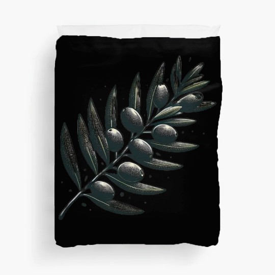 olive branch Duvet Covers