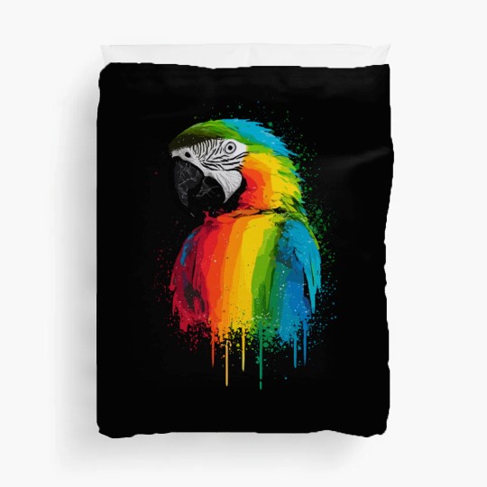 Macaw Parrot for a Bird Lover Animal Lover Duvet Covers