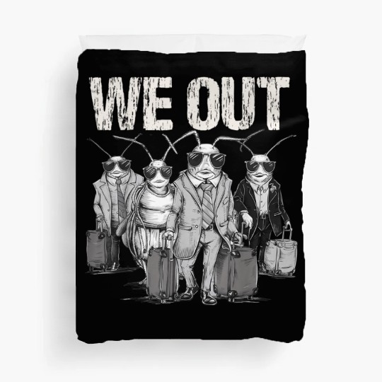 Cicada We Out Brood Emergence Duvet Covers