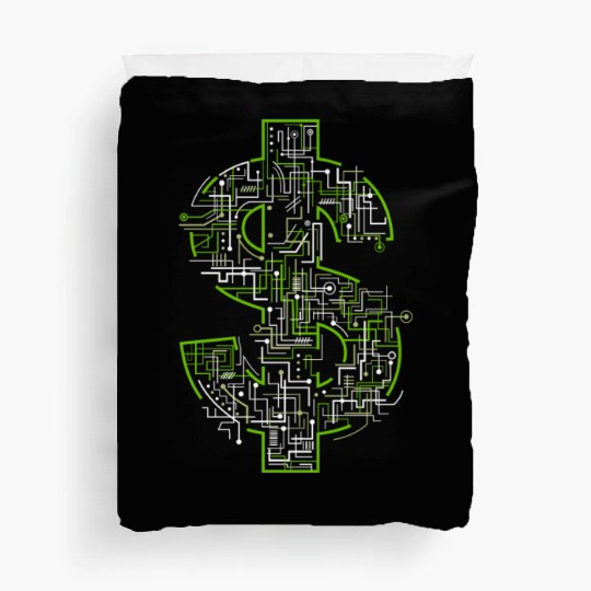 money robot Duvet Covers