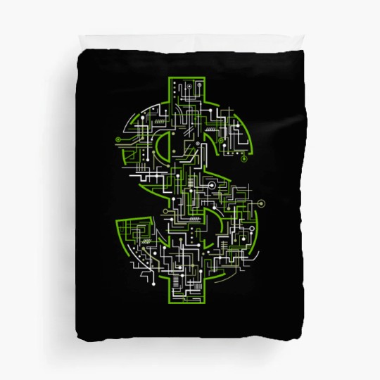 money robot Duvet Covers