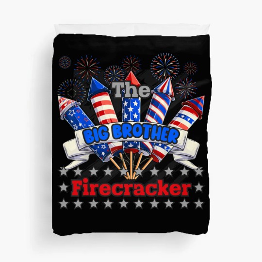 Big Brother Funny Firecracker 4th Of July Firework Duvet Covers