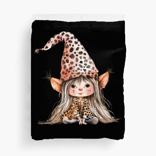 Leopard Print Gnome Clipart Images, Girly Duvet Covers