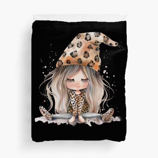 Leopard Print Gnome Clipart Images, Girly Duvet Covers
