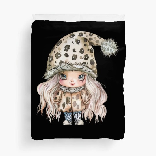 Leopard Print Gnome Clipart Images, Girly Duvet Covers