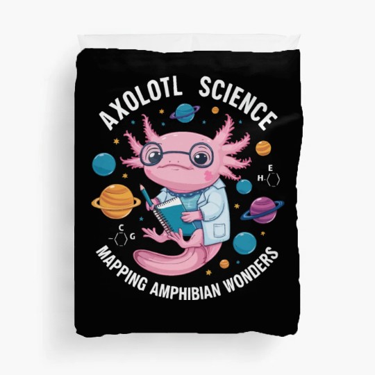 Axolotl Science Teacher Mexican Salamander Duvet Covers