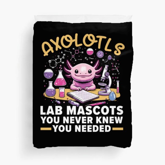Axolotl Science Teacher Mexican Salamander Duvet Covers