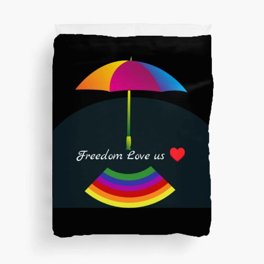 Freedom Love Us  Duvet Covers