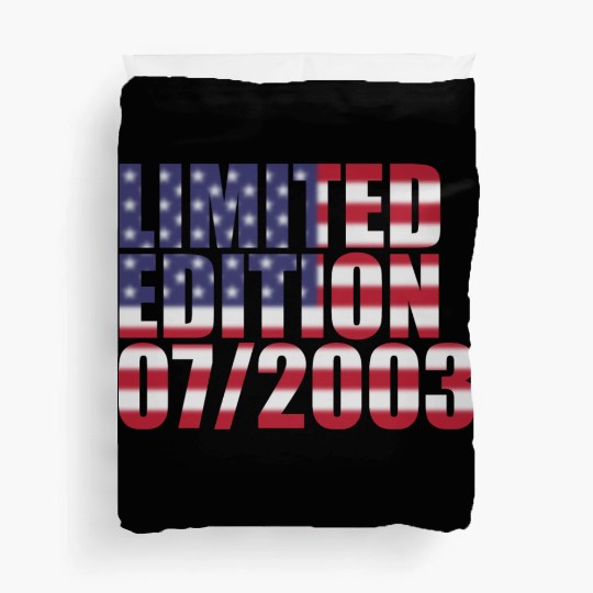 21st birthday Limited Edition USA 07/2003 Duvet Covers