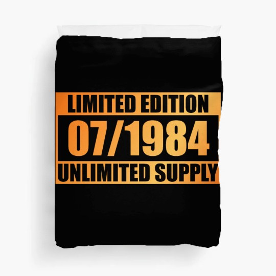 40th birthday Limited Edition - ꝏ Supply 07/1984 Duvet Covers
