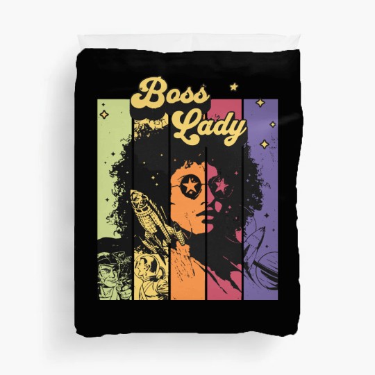 Boss Lady Vinatge Retro Themed Gift Duvet Covers
