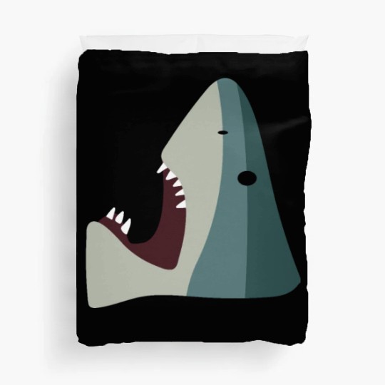 Shark Stepping On A Brick Toy Funny Internet Meme Duvet Covers