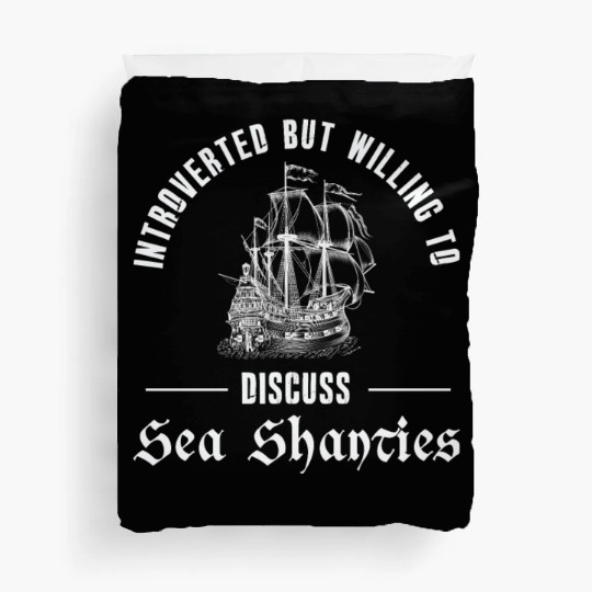 Sailor Meme Pirate Ship Ocean Sailing Duvet Covers