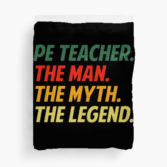 Cool PE Teacher Art Physical Education Teacher Duvet Covers
