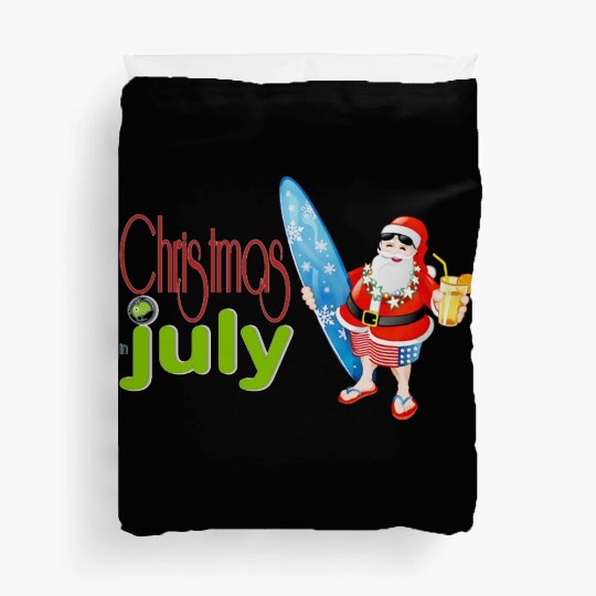 christmas in july Duvet Covers