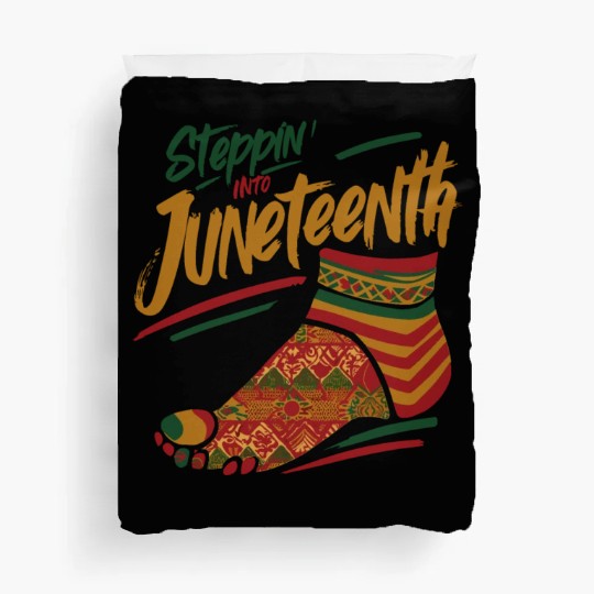 Stepping into juneteenth 1865 independence day Duvet Covers