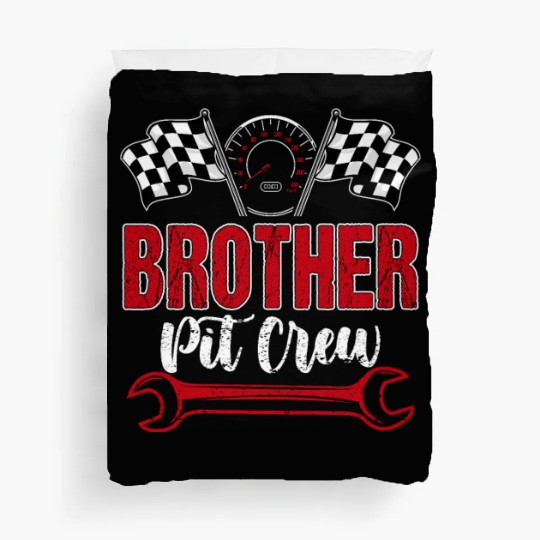 Racing Family Brother Pit Crew Birthday Party Duvet Covers