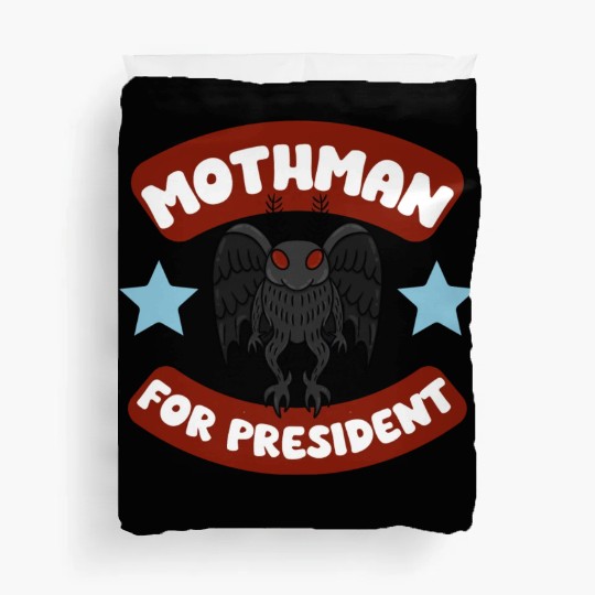 Mothman USA Election Campaign Politics 2024 Duvet Covers