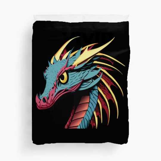 Minimalistic and Modern Dragon Design Duvet Covers