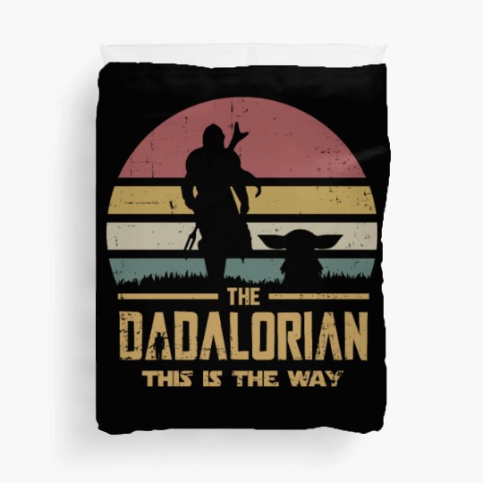 The Dadalorian And Son vintage Duvet Covers