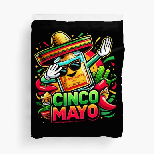 Cinco de Mayo Tequila Bottle Duvet Covers