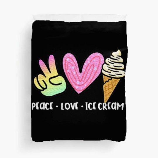Ice Cream Humor Ice Cream Lover Summer Duvet Covers