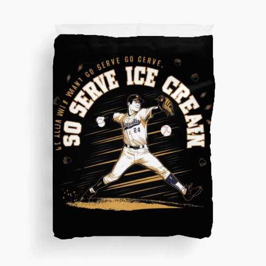 Level Up Your Game: Ditch Soft Serve, Get Ice Crea Duvet Covers