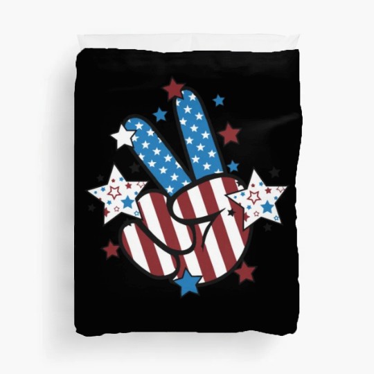 Peace Sign Freedom Duvet Covers