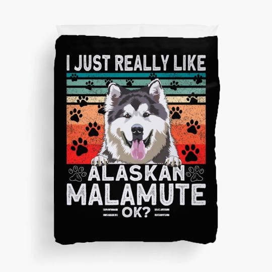 Dog Clothing Alaskan Malamute Premium Duvet Covers