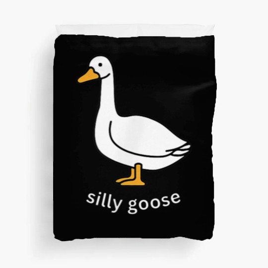 Silly Goose Cute Trendy Clothing Duvet Covers
