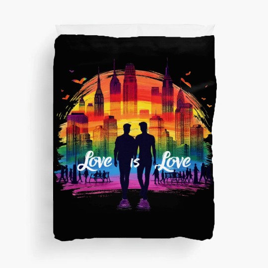 Love is Love: Celebrate Pride and Diversity Duvet Covers