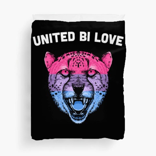 United Bi Love Bisexual LGBTQ Bi Pride LGBT Gay Co Duvet Covers