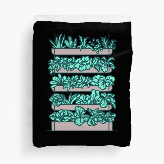 Vertical Vegetable Veggie Garden Duvet Covers