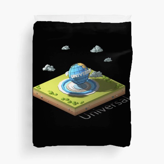 Geometric low poly Universal Studios Duvet Covers