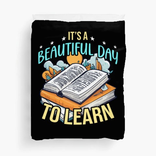 Literature Teacher It's A Beautiful Day To Reading Duvet Covers