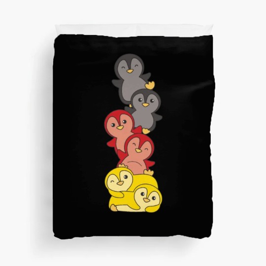 German Flag Penguin German Germany Duvet Covers