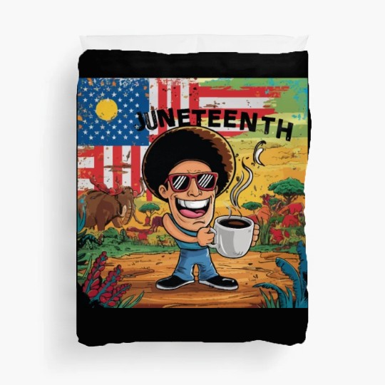 Juneteenth 4Th July Celebrate Fathers Day Coffee Duvet Covers