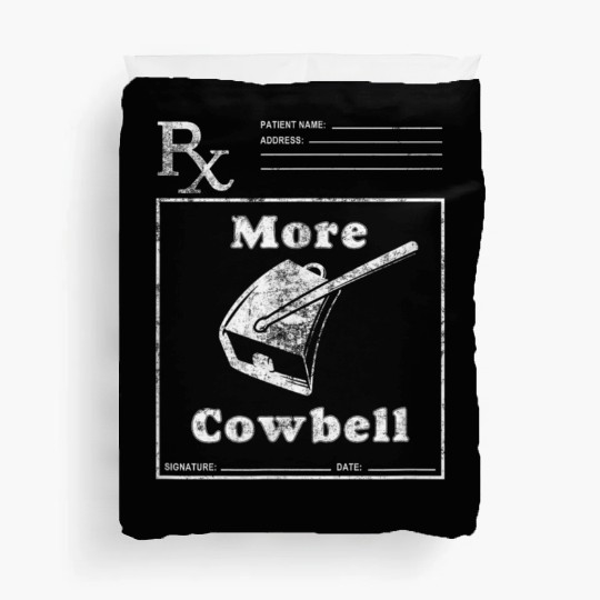 Funny Cowbell Novelty Comedy Duvet Covers