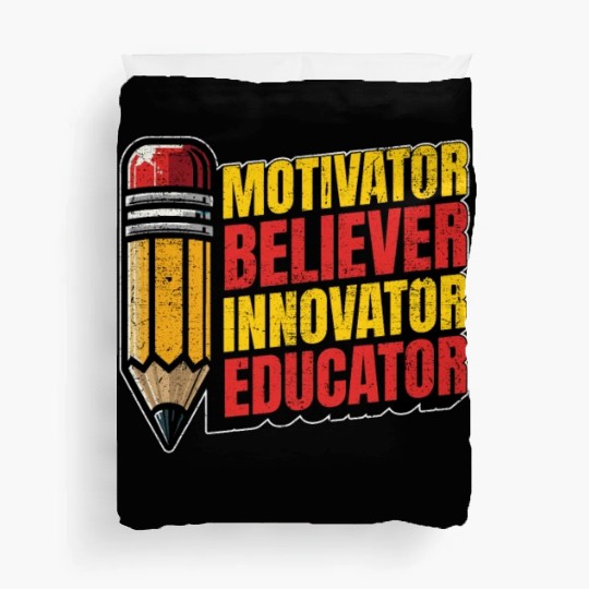Literature Teacher Motivator Believer Bookworm Duvet Covers