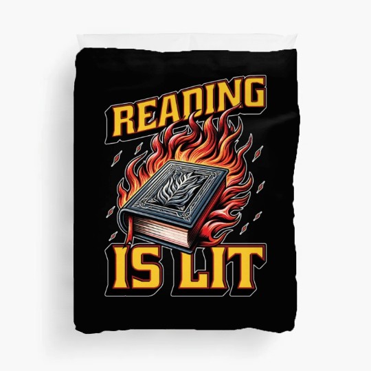 Literature Teacher Reading Is Lit Educator Bookish Duvet Covers