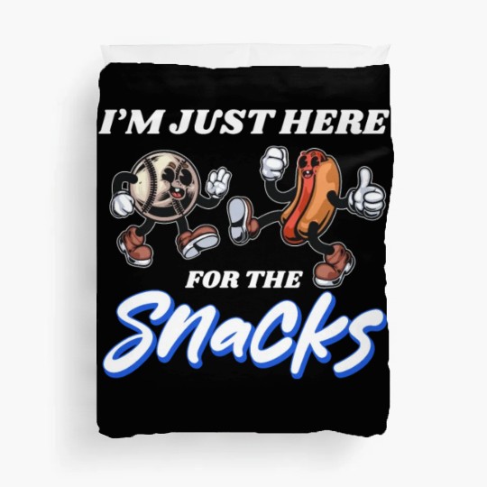 Patriotic Fun: 4th Of July Hot Dogs, Snacks Duvet Covers