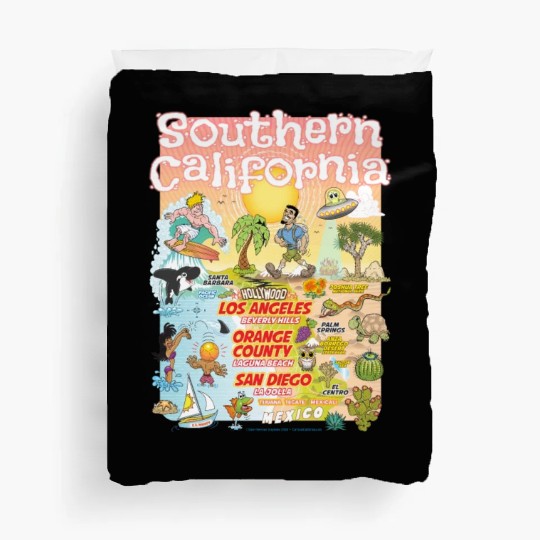 Southern California Paradise Duvet Covers