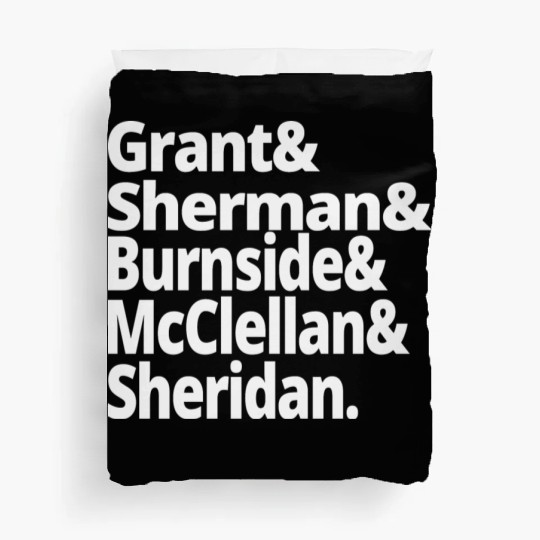 US Civil War History Union Army Generals Grant Duvet Covers