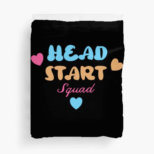 Head Start Squad Homeschool Back to School Duvet Covers