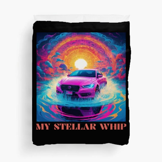 Synthwave Art Futuristic Car Duvet Covers