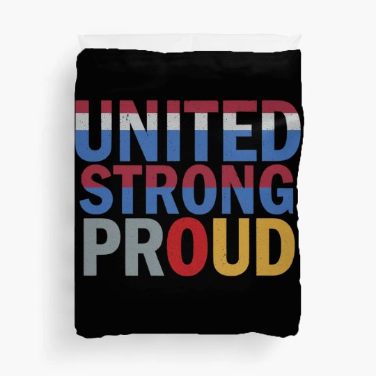 Patriotic United Color Block Design Duvet Covers