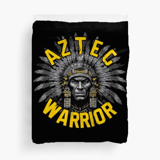 Aztec Warrior Indigenous Mexican Aztec Jaguar Duvet Covers